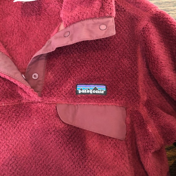 Patagonia Re-Tool Snap-T Pullover Fleece - Red - Picture 3 of 4